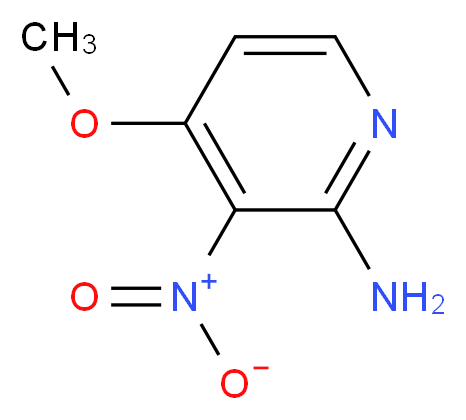 2-Amino-4-methoxy-3-nitropyridine_分子结构_CAS_84487-08-1)