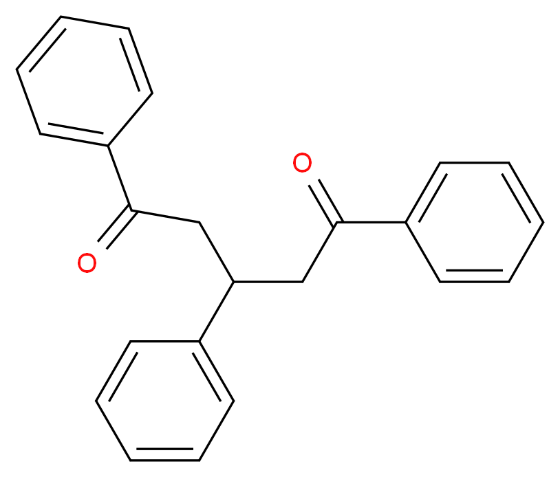 1,3,5-Triphenylpentane-1,5-dione_分子结构_CAS_6263-84-9)
