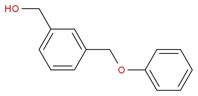 [3-(phenoxymethyl)phenyl]methanol_分子结构_CAS_34904-99-9