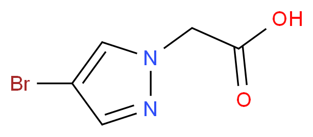 2-(4-bromo-1H-pyrazol-1-yl)acetic acid_分子结构_CAS_82231-53-6