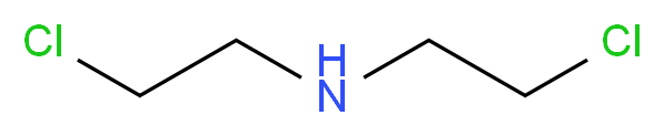 bis(2-chloroethyl)amine_分子结构_CAS_821-48-7