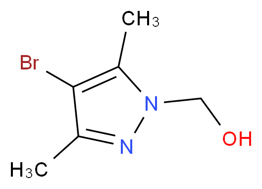 (4-bromo-3,5-dimethyl-1H-pyrazol-1-yl)methanol_分子结构_CAS_94230-83-8