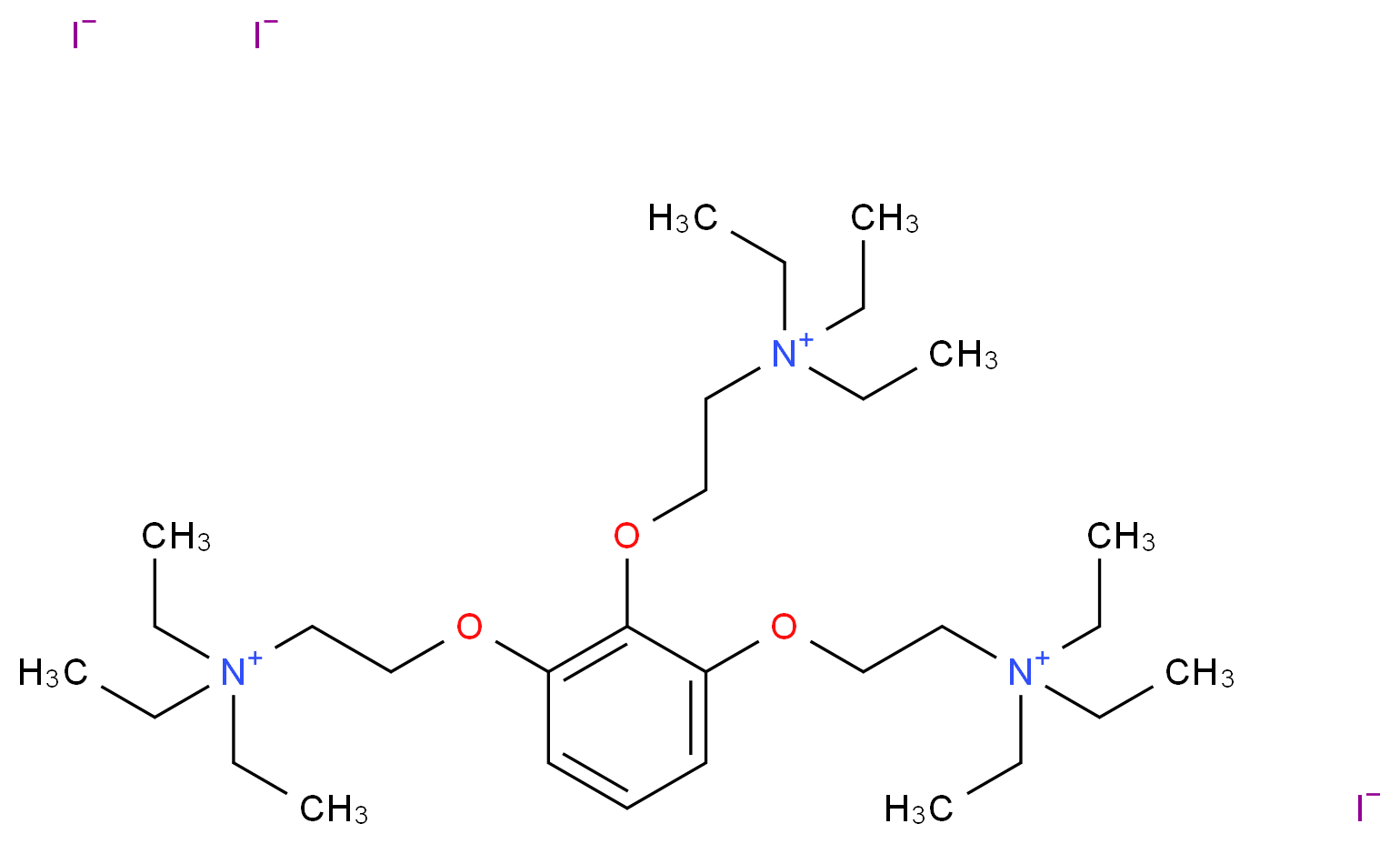 Gallamine triethiodide_分子结构_CAS_65-29-2)