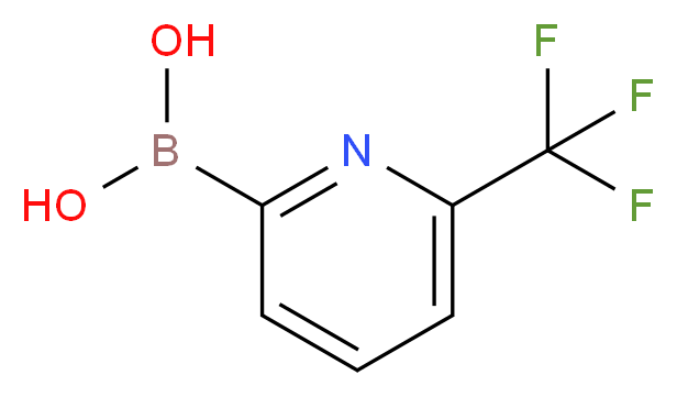 6-(TRIFLUOROMETHYL)PYRIDINE-2-BORONIC ACID_分子结构_CAS_1162257-61-5)