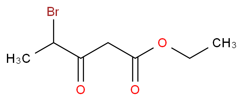 ethyl 4-bromo-3-oxopentanoate_分子结构_CAS_36187-69-6