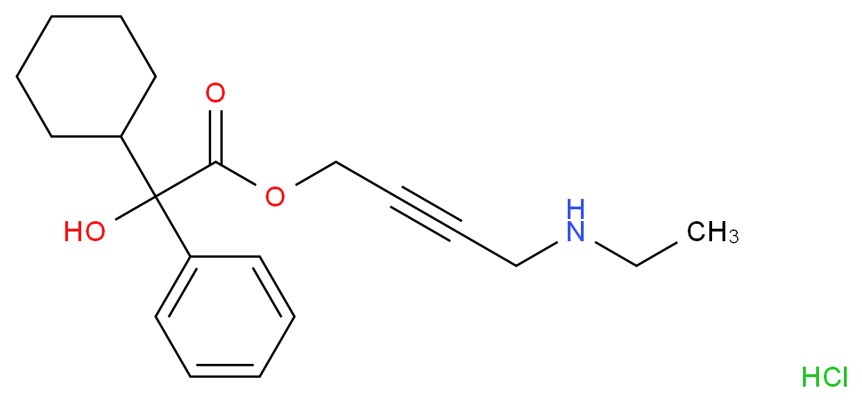 (R)-N-Desethyl Oxybutynin Hydrochloride_分子结构_CAS_181647-12-1)