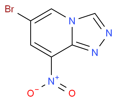 6-Bromo-8-nitro[1,2,4]triazolo[4,3-a]pyridine_分子结构_CAS_)