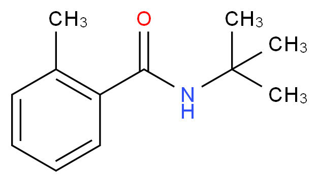 N-tert-butyl-2-methylbenzamide_分子结构_CAS_104847-07-6