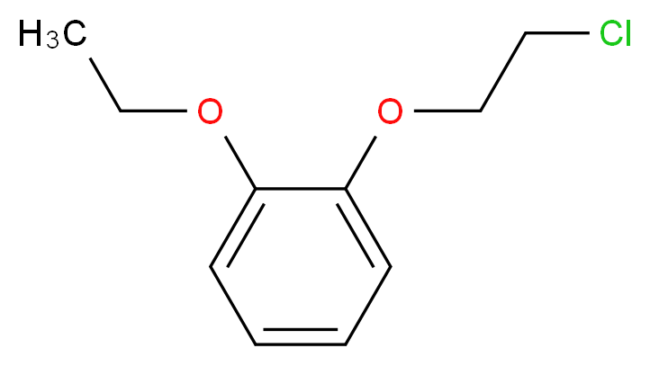 1-(2-chloroethoxy)-2-ethoxybenzene_分子结构_CAS_56842-04-7