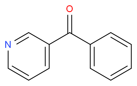 3-苯甲酰基吡啶_分子结构_CAS_5424-19-1)