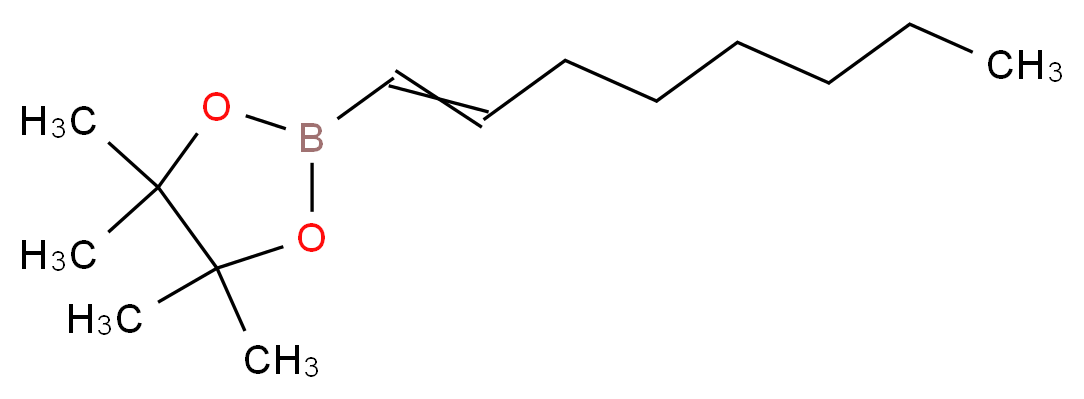 TRANS-4,4,5,5-TETRAMETHYL-2-OCT-1-ENYL-1,3,2-DIOXABOROLANE_分子结构_CAS_170942-79-7)
