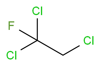 1,1,2-trichloro-1-fluoroethane_分子结构_CAS_811-95-0