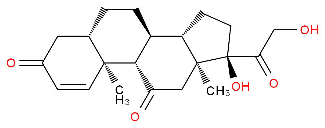 (1S,2R,7S,10S,11S,14R,15S)-14-hydroxy-14-(2-hydroxyacetyl)-2,15-dimethyltetracyclo[8.7.0.0<sup>2</sup>,<sup>7</sup>.0<sup>1</sup><sup>1</sup>,<sup>1</sup><sup>5</sup>]heptadec-3-ene-5,17-dione_分子结构_CAS_103881-93-2