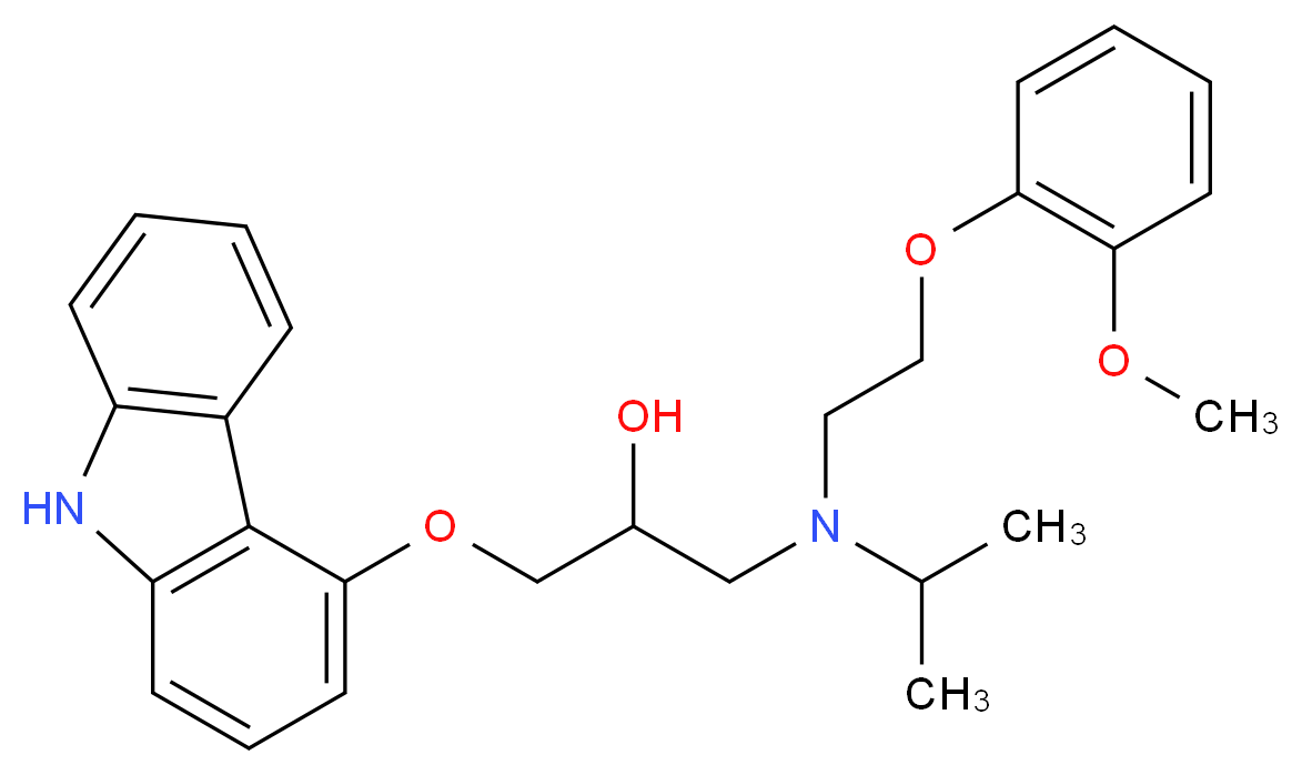 N-Isopropyl Carvedilol_分子结构_CAS_1246819-01-1)