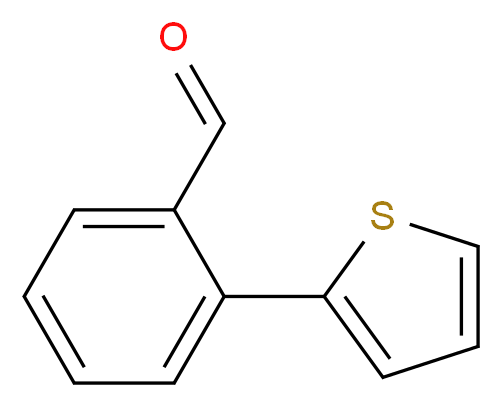 2-(Thiophen-2-yl)benzaldehyde_分子结构_CAS_99902-07-5)