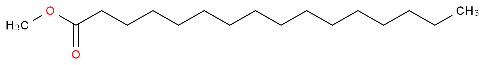 methyl hexadecanoate_分子结构_CAS_112-39-0