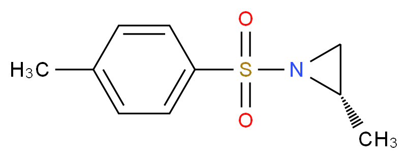 (2S)-2-methyl-1-(4-methylbenzenesulfonyl)aziridine_分子结构_CAS_119461-40-4