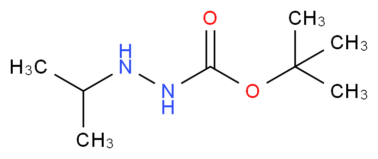 tert-Butyl 2-isopropylhydrazinecarboxylate_分子结构_CAS_16689-35-3)