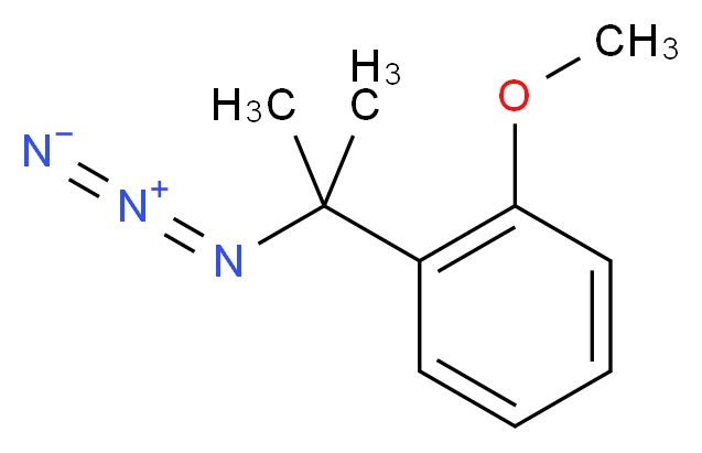1-(2-azidopropan-2-yl)-2-methoxybenzene_分子结构_CAS_)