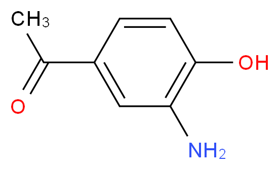 1-(3-amino-4-hydroxyphenyl)ethan-1-one_分子结构_CAS_54255-50-4