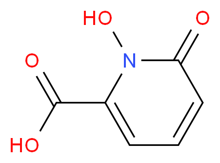 1-hydroxy-6-oxo-1,6-dihydropyridine-2-carboxylic acid_分子结构_CAS_94781-89-2