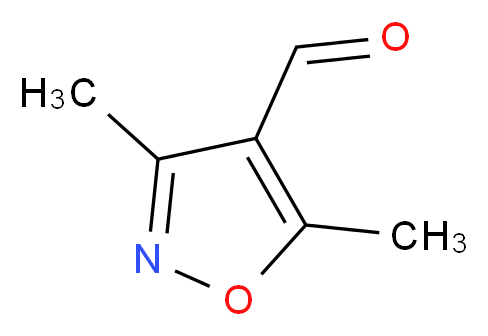 3,5-Dimethylisoxazole-4-carbaldehyde_分子结构_CAS_)