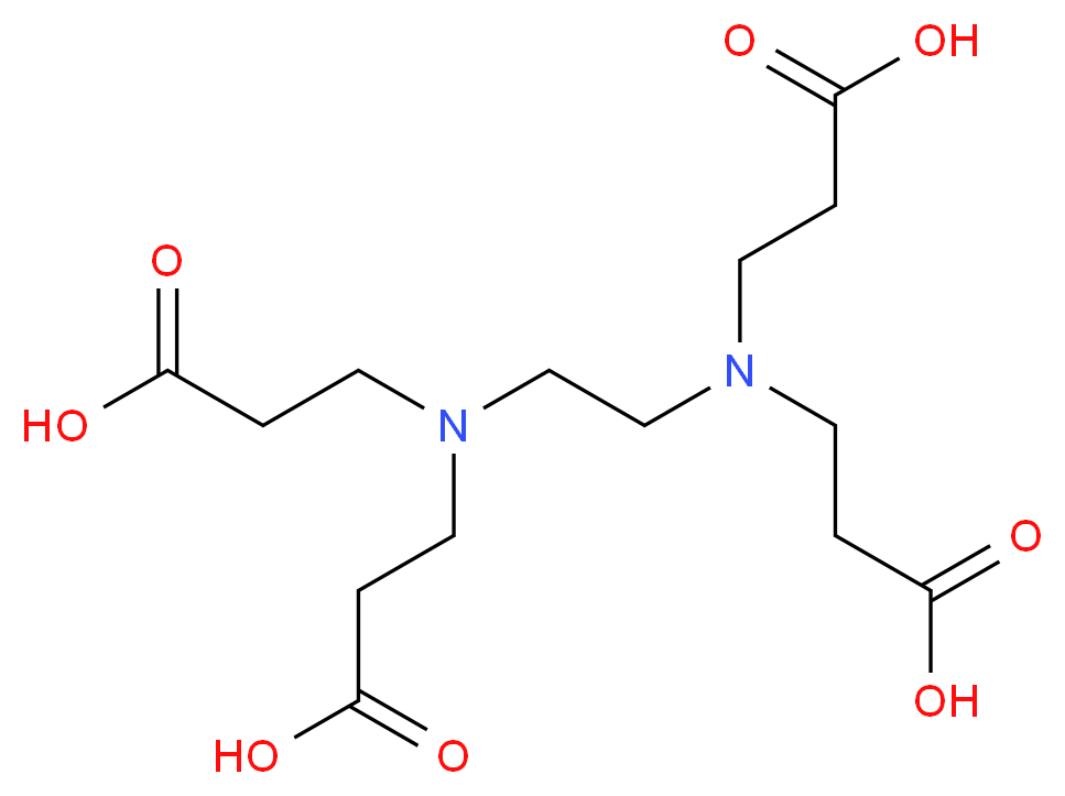 3-({2-[bis(2-carboxyethyl)amino]ethyl}(2-carboxyethyl)amino)propanoic acid_分子结构_CAS_13311-39-2