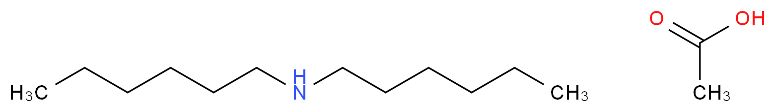 acetic acid; dihexylamine_分子结构_CAS_366793-17-1