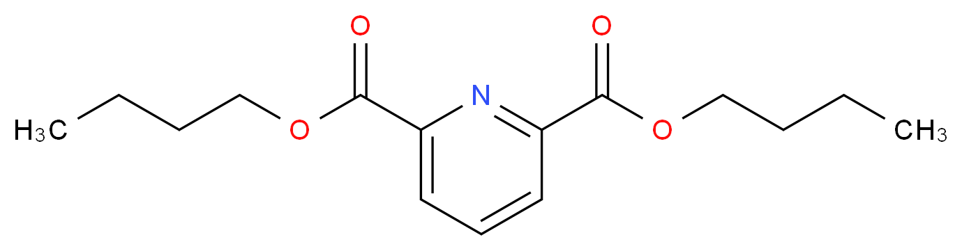 2,6-dibutyl pyridine-2,6-dicarboxylate_分子结构_CAS_41727-17-7