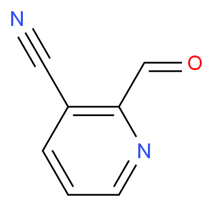 2-FORMYLPYRIDINE-3-CARBONITRILE_分子结构_CAS_405174-98-3)