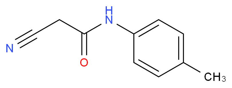 2-Cyano-N-p-tolyl-acetamide_分子结构_CAS_6876-54-6)