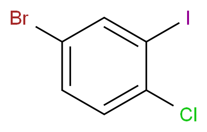 4-bromo-1-chloro-2-iodobenzene_分子结构_CAS_774608-49-0