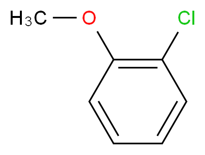 2-氯苯甲醚_分子结构_CAS_766-51-8)