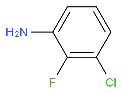 3-Chloro-2-fluoroaniline 97%_分子结构_CAS_2106-04-9)