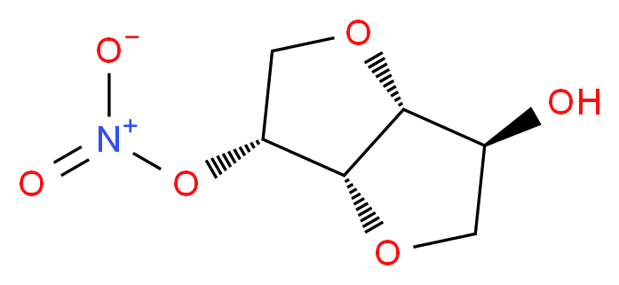 Isosorbide 5-Mononitrate_分子结构_CAS_16051-77-7)