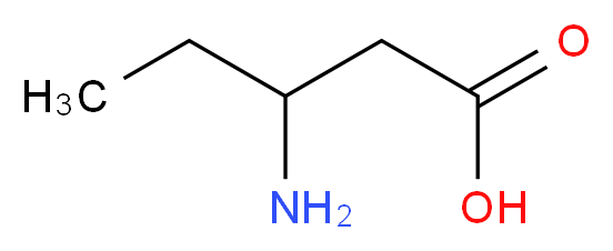 3-aminopentanoic acid_分子结构_CAS_18664-78-3