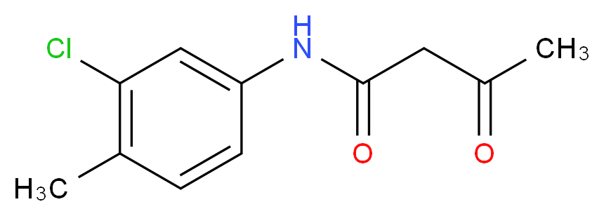 N-(3-Chloro-4-methyl-phenyl)-3-oxo-butyramide_分子结构_CAS_52793-03-0)
