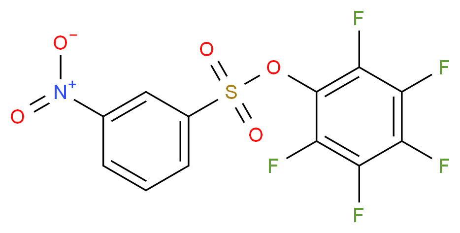 2,3,4,5,6-Pentafluorophenyl 3-nitrobenzenesulfonate_分子结构_CAS_)
