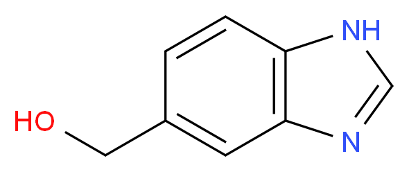 5-(hydroxymethyl)-1h-benzimidazole_分子结构_CAS_106429-29-2)