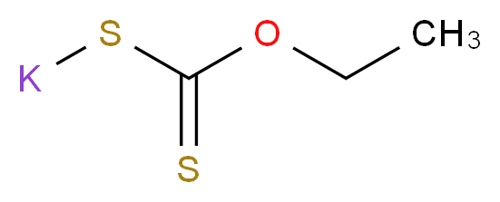 POTASSIUM ETHYLXANTHATE_分子结构_CAS_140-89-6)