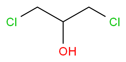 1,3-dichloropropan-2-ol_分子结构_CAS_6323-82-6