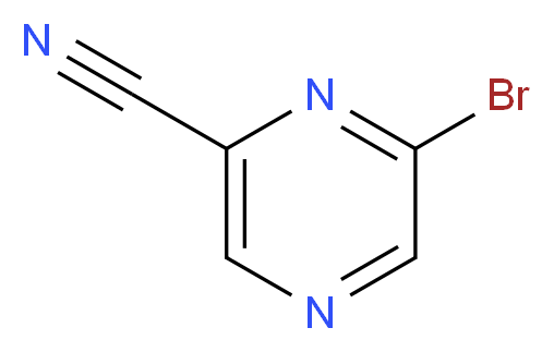 6-bromopyrazine-2-carbonitrile_分子结构_CAS_859064-02-1