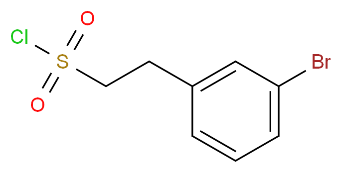 2-(3-bromophenyl)ethane-1-sulfonyl chloride_分子结构_CAS_1196152-18-7