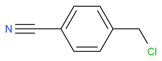 4-(chloromethyl)benzonitrile_分子结构_CAS_874-86-2