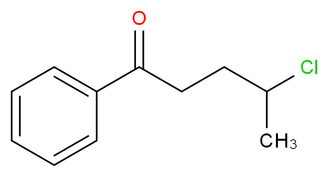 4-chloro-1-phenylpentan-1-one_分子结构_CAS_25017-08-7