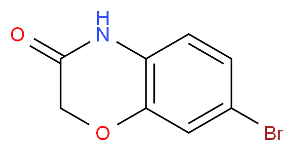 7-Bromo-2H-1,4-benzoxazin-3(4H)-one_分子结构_CAS_321436-06-0)