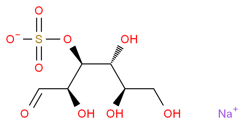 D-Glucose 3-sulfate sodium salt_分子结构_CAS_89830-83-1)