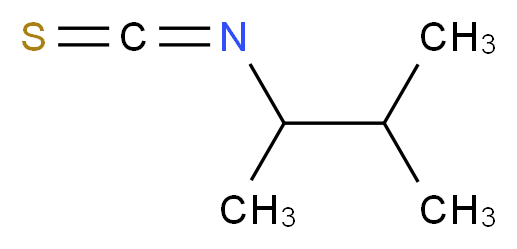 2-isothiocyanato-3-methylbutane_分子结构_CAS_201224-92-2