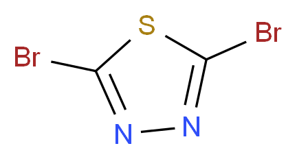 Dibromo-1,3,4-thiadiazole_分子结构_CAS_55981-29-8)