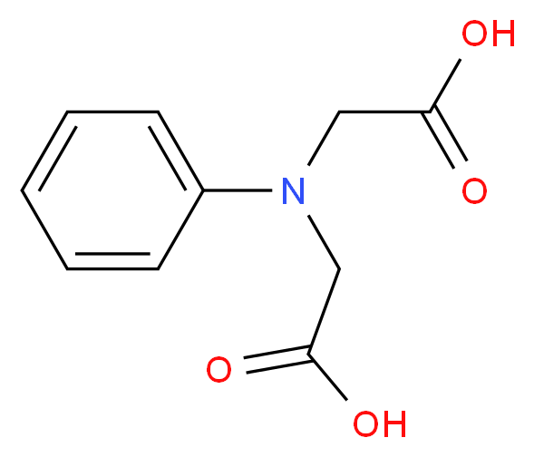 N-苯基亚胺二乙酸_分子结构_CAS_1137-73-1)